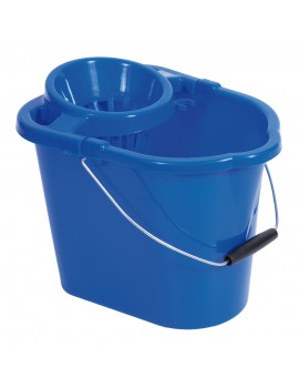 14 Litre Plastic mop Bucket - Blue Hygiene